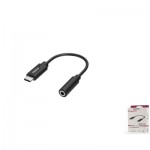 Огляд Перехідник USB-C to Stereo Jack 3.5mm Black Hama (00200318): характеристики, відгуки, ціни.