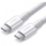 Огляд Дата кабель USB-C to USB-C 1.0m US300 20V/5A 100W White Ugreen (60551): характеристики, відгуки, ціни.