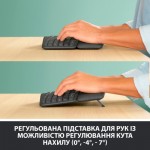 Огляд Клавіатура Logitech ERGO K860 for Business Bluetooth/Wireless UA Black (920-010352): характеристики, відгуки, ціни.