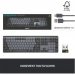 Огляд Клавіатура Logitech MX Mechanical Wireless Illuminated Performance UA Graphite (920-010759): характеристики, відгуки, ціни.