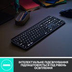 Огляд Клавіатура Logitech MX Keys Advanced for Business Wireless Illuminated UA Graphite (920-010251): характеристики, відгуки, ціни.