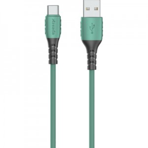 Огляд Дата кабель USB 2.0 AM to Type-C 1.0m PD-B51a Green Proda (PD-B51a-GR): характеристики, відгуки, ціни.