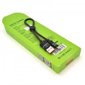 Огляд Дата кабель USB 2.0 AM to Lightning 0.25m KSC-351 XUNDIAN Black 5А iKAKU (KSC-351-L): характеристики, відгуки, ціни.