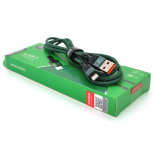 Огляд Дата кабель USB 2.0 AM to Lightning 1.2m KSC-458 JINTENG Green iKAKU (KSC-458-G-L): характеристики, відгуки, ціни.