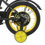 Огляд Дитячий велосипед Profi Original 12" чорно-жовтий (Y1243 (black/ye): характеристики, відгуки, ціни.