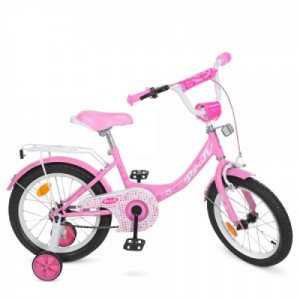 Огляд Дитячий велосипед Prof1 16" Princess Рожевий (Y1611 pink): характеристики, відгуки, ціни.