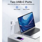 Огляд Зарядний пристрій Choetech 2xUSB-C 40W PD/QC/PPS (Q5006-EU-WH): характеристики, відгуки, ціни.