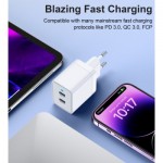 Огляд Зарядний пристрій Choetech 2xUSB-C 40W PD/QC/PPS (Q5006-EU-WH): характеристики, відгуки, ціни.