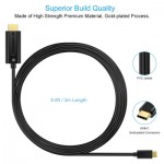 Огляд Кабель мультимедійний USB-C to HDMI 3.0m 4K 30Hz Choetech (XCH-0030BK): характеристики, відгуки, ціни.