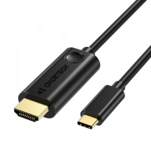 Кабель мультимедійний USB-C to HDMI 3.0m 4K 30Hz Choetech (XCH-0030BK)