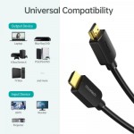 Огляд Кабель мультимедійний HDMI to HDMI 2.0m V.2.1 8K 60Hz HDR10 HLG 48Gbps YUV 444 Choetech (XHH-TP20): характеристики, відгуки, ціни.