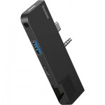 Огляд Концентратор Baseus USB3.1 Type-C+3.5mm toUSB 3.0/RJ45/Type-C/3.5mm forSurfaceGo (CAHUB-FG01): характеристики, відгуки, ціни.