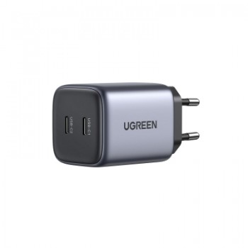 Зарядний пристрій Ugreen 2xUSB 40W GAN (Type-C 25W+20W) PD CD294 White (90573)