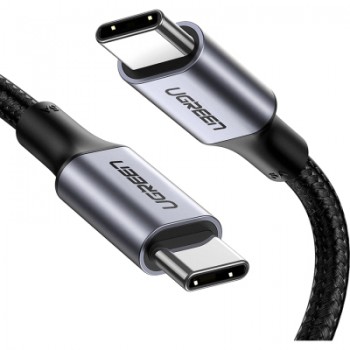 Дата кабель USB 2.0Type-C to Type-C 1.5m 100W US316 Space Gray Ugreen (70428)