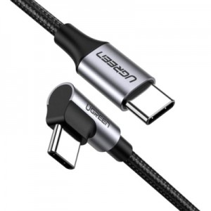 Дата кабель USB 2.0Type-C to Type-C 2.0m 60W US255 Black Gray Ugreen (50125)