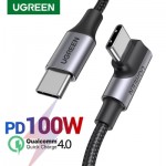 Огляд Дата кабель USB 2.0Type-C to Type-C 2.0m 100W US334 Black Ugreen (70645): характеристики, відгуки, ціни.
