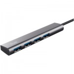 Огляд Концентратор Halyx 4-Port USB-A 3.2 Grey Trust (24947_TRUST): характеристики, відгуки, ціни.