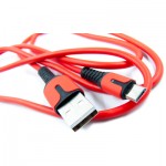 Огляд Дата кабель USB 2.0 AM to Micro 5P 1.0m red Dengos (PLS-M-IND-SOFT-RED): характеристики, відгуки, ціни.