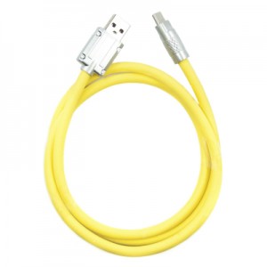 Огляд Дата кабель USB 2.0 AM to Type-C 1.0m yellow Dengos (PLS-TC-NS-YELLOW): характеристики, відгуки, ціни.