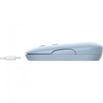 Огляд Мишка Trust Puck Wireless/Bluetooth Silent Blue (24126): характеристики, відгуки, ціни.