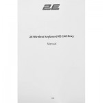 Огляд Клавіатура 2E KS240 Wireless/Bluetooth Grey (2E-KS240WG): характеристики, відгуки, ціни.