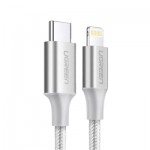 Огляд Дата кабель USB-C to Lightning 1.0m US304 MFI White Ugreen (US304/70523): характеристики, відгуки, ціни.