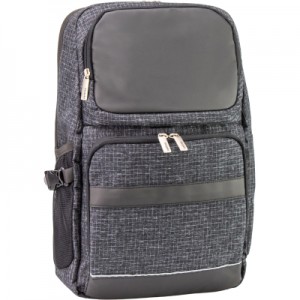 Рюкзак шкільний Optima 18.5" Techno чоловічий 0.7 кг 6-15 л Сірий (O96915-01)