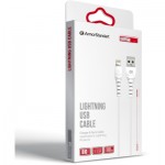 Огляд Дата кабель USB 2.0 AM to Lightning 1.0m AR16 3A white Armorstandart (ARM59534): характеристики, відгуки, ціни.