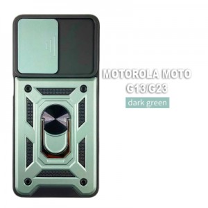 Чохол до мобільного телефона BeCover Military Motorola Moto G13/G23 Dark Green (709099)