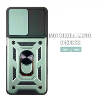 Чохол до мобільного телефона BeCover Military Motorola Moto G13/G23 Dark Green (709099)