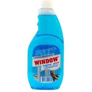 Огляд Засіб для миття скла Window Plus З нашатирним спиртом запаска 500 мл (4820167000431): характеристики, відгуки, ціни.