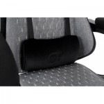 Огляд Крісло ігрове GT Racer X-2324 Gray/Black (X-2324 Fabric Gray/Black Suede): характеристики, відгуки, ціни.