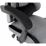 Огляд Крісло ігрове GT Racer X-2324 Gray/Black (X-2324 Fabric Gray/Black Suede): характеристики, відгуки, ціни.