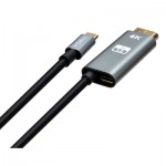 Огляд Кабель мультимедійний USB-C to DisplayPort 1.5m v1.2 4K60Hz PD 100W port Vinga (VCPVCCD1215PD): характеристики, відгуки, ціни.