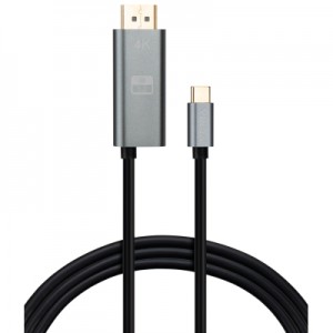 Огляд Кабель мультимедійний USB-C to DisplayPort 1.5m v1.2 4K60Hz PD 100W port Vinga (VCPVCCD1215PD): характеристики, відгуки, ціни.