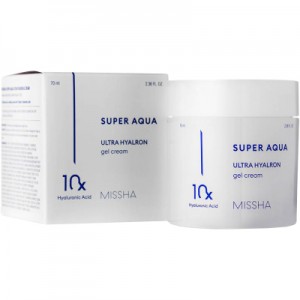 Огляд Крем для обличчя Missha Super Aqua Ultra Hyalron Gel Cream 70 мл (8809747928705): характеристики, відгуки, ціни.