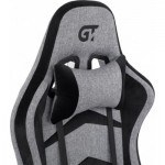 Огляд Крісло ігрове GT Racer X-2534-F Gray/Black Suede (X-2534-F Fabric Gray/Black Suede): характеристики, відгуки, ціни.