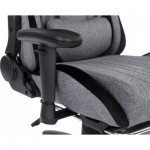 Огляд Крісло ігрове GT Racer X-2534-F Gray/Black Suede (X-2534-F Fabric Gray/Black Suede): характеристики, відгуки, ціни.