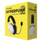 Огляд Навушники Hator Hyperpunk 2 Wireless Tri-mode Black/White (HTA-856): характеристики, відгуки, ціни.