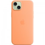 Огляд Чохол до мобільного телефона Apple iPhone 15 Plus Silicone Case with MagSafe Orange Sorbet (MT173ZM/A): характеристики, відгуки, ціни.