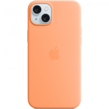 Чохол до мобільного телефона Apple iPhone 15 Plus Silicone Case with MagSafe Orange Sorbet (MT173ZM/A)