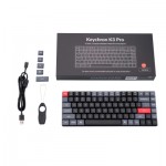 Огляд Клавіатура Keychron K3 PRO 84Key Gateron Brown Low Profile QMK UA RGB Black (K3PB3_KEYCHRON): характеристики, відгуки, ціни.