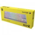 Огляд Клавіатура Hator Rockfall 2 Mecha TKL Orange USB White (HTK-521): характеристики, відгуки, ціни.