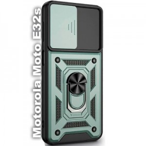 Чохол до мобільного телефона BeCover Military Motorola Moto E32s Dark Green (709969)