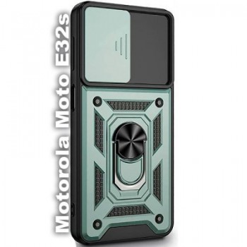 Чохол до мобільного телефона BeCover Military Motorola Moto E32s Dark Green (709969)
