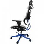 Огляд Офісне крісло GT Racer X-626 Gray/Blue: характеристики, відгуки, ціни.