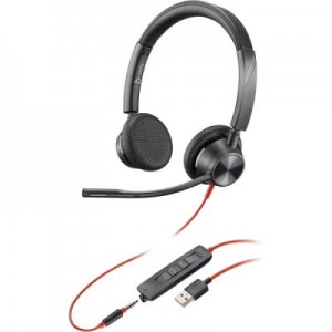 Огляд Навушники Poly BlackWire C3325-M USB-A HS Stereo (76J21AA): характеристики, відгуки, ціни.