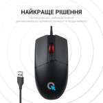 Огляд Мишка OfficePro M115 USB Black (M115): характеристики, відгуки, ціни.