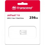 Огляд USB флеш накопичувач Transcend 256GB JetFlash 710 Silver USB 3.1 (TS256GJF710S): характеристики, відгуки, ціни.