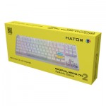 Огляд Клавіатура Hator Rockfall 2 Mecha TKL Authentic Edition Aurum Milky Way Silent USB White (HTK-531): характеристики, відгуки, ціни.